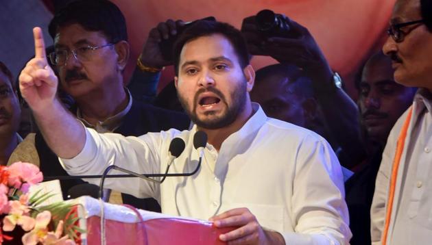 On Wednesday morning, finding the camera gone, RJD workers celebrated it as Tejashwi Yadav’s triumph over Nitish Kumar. (PTI/File Photo) On Wednesday morning, finding the camera gone, RJD workers celebrated it as Tejashwi Yadav’s triumph over Nitish Kumar. (PTI/File Photo)