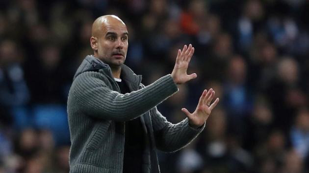 File image of Manchester City manager Pep Guardiola.(Action Images via Reuters)