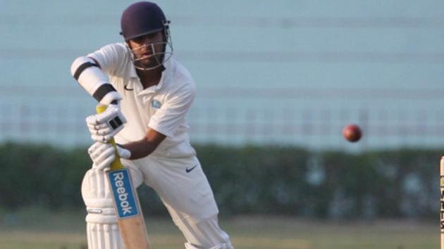 Ashok Menaria in action during the Ranji Trophy Super League match between Rajasthan and Railways.(India Today Group/Getty Images)