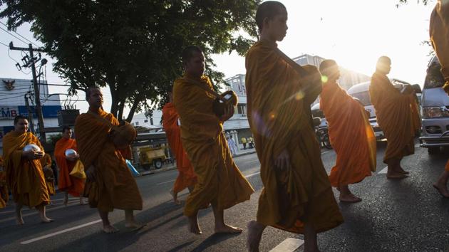 “It’s better and more effective to ask monks to refrain from eating certain kinds of food”, Bhavana said. Chulalongkorn University’s Jongjit Angkatavanich, who carried out the 2016 survey, said she expected “tangible change (to) take three years” at least. (Romeo Gacad / AFP) “It’s better and more effective to ask monks to refrain from eating certain kinds of food”, Bhavana said. Chulalongkorn University’s Jongjit Angkatavanich, who carried out the 2016 survey, said she expected “tangible change (to) take three years” at least. (Romeo Gacad / AFP)