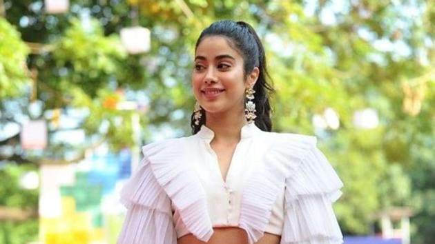 Janhvi Kapoor attended the International Film Festival of India in Goa along with her father Boney Kapoor.(Instagram)