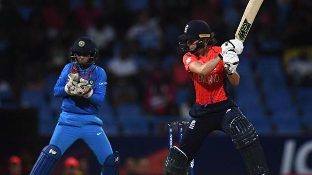 But Natalie Sciver and Amy Jones took England to the target. (ICC) But Natalie Sciver and Amy Jones took England to the target. (ICC)