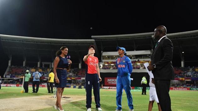 India won the toss and elected to bat first against England. (ICC) India won the toss and elected to bat first against England. (ICC)
