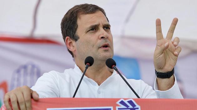 Congress president Rahul Gandhi said his party will prioritise generating employment for the youth. (PTI) Congress president Rahul Gandhi said his party will prioritise generating employment for the youth. (PTI)