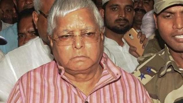 RJD Chief Lalu Prasad Yadav(HT File Photo)