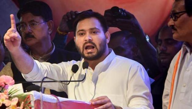 The RJD leader Tejashwi Yadav has been asked to swap his accommodation with his successor Sushil Kumar Modi(HT File Photo)