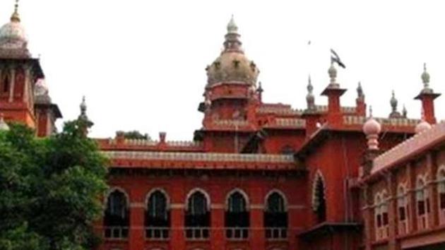 Among High Courts, most cases are filed in Delhi , UP, Tamil Nadu (Madras High Court in photo), Punjab and West Bengal High Courts.(PTI)