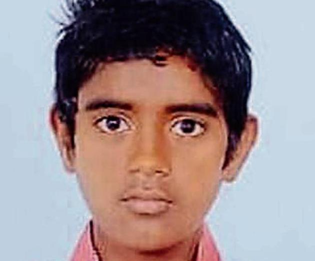 Victim Arjun Kumar, of Yamunanagar village, Chandigarh who was killed in celebratory firing (HT Photo) Victim Arjun Kumar, of Yamunanagar village, Chandigarh who was killed in celebratory firing (HT Photo)