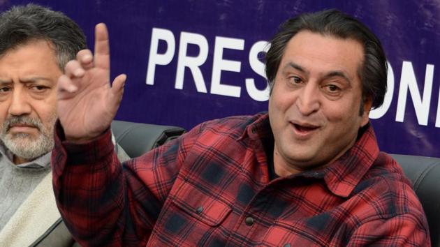 After his journey from the separatist camp to mainstream politics, the chairman of the Jammu & Kahmir People’s Conference, Sajad Lone, is emerging as a third force in the Valley’s political landscape. (HT Photo) After his journey from the separatist camp to mainstream politics, the chairman of the Jammu & Kahmir People’s Conference, Sajad Lone, is emerging as a third force in the Valley’s political landscape. (HT Photo)