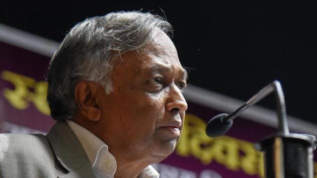 Twenty third edition of saint shree Dnyaneshwar-Tukaram endowment lecture series – 2018, United Nations educational, scientific and cultural organisation (UNESCO) chair programme for ‘culture of peace’ has been organised by MIT-WPU where eminent speakers, including Vijay P Bhatkar (seen in picture), from various fields will be delivering lectures.(SANKET WANKHADE/HT PHOTO)