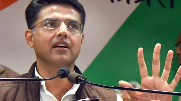 Rajasthan Congress president Sachin Pilot.(PTI)