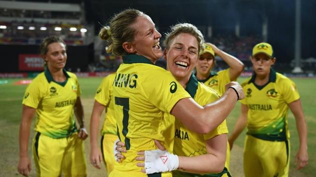 Australia are the T20 champions after beating England in the final.(Twitter (@ICC))