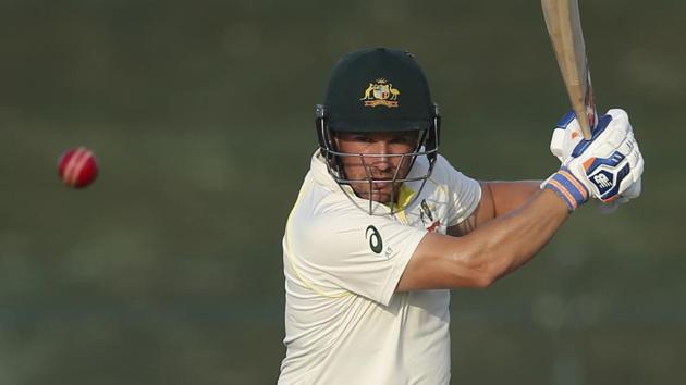 Aaron Finch made his Test debut for Australia against Pakistan and averaged over 45 in the two Test series,(AP)