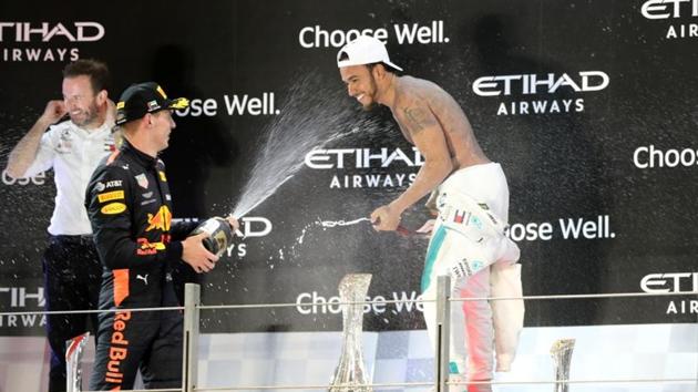 After victory at Abu Dhabi Grand Prix Lewis Hamilton ends season