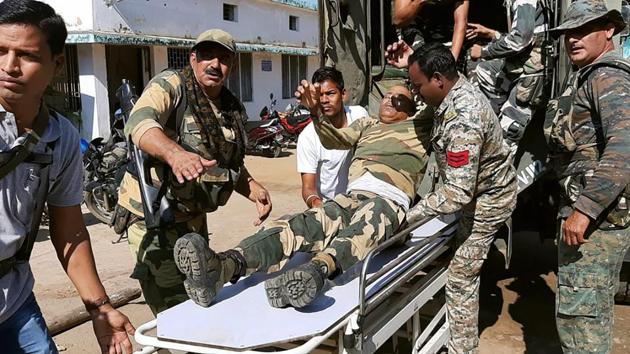 Nine Maoists and two personnel of the state police were killed in a gun battle in Chhattisgarh’s Sukma district on Monday afternoon, officials said. The encounter is taking place near Saklar village under Kistaram police station area. (PTI File) Nine Maoists and two personnel of the state police were killed in a gun battle in Chhattisgarh’s Sukma district on Monday afternoon, officials said. The encounter is taking place near Saklar village under Kistaram police station area. (PTI File)