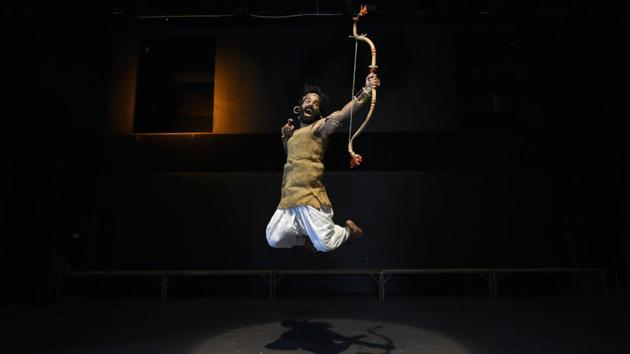 The group’s productions have played extensively across north India. RVRM members have even acted in critically acclaimed Bollywood movies. Danish’s mentor, Rakesh Srivastava, is a veteran Bareilly-based theatre actor-director. For him, comparing then and now, when always short of resources, theatre artists would always be on the lookout for household items to use as props, seeing these advancements is like travelling in a time machine. (Burhaan Kinu / HT Photo) The group’s productions have played extensively across north India. RVRM members have even acted in critically acclaimed Bollywood movies. Danish’s mentor, Rakesh Srivastava, is a veteran Bareilly-based theatre actor-director. For him, comparing then and now, when always short of resources, theatre artists would always be on the lookout for household items to use as props, seeing these advancements is like travelling in a time machine. (Burhaan Kinu / HT Photo)