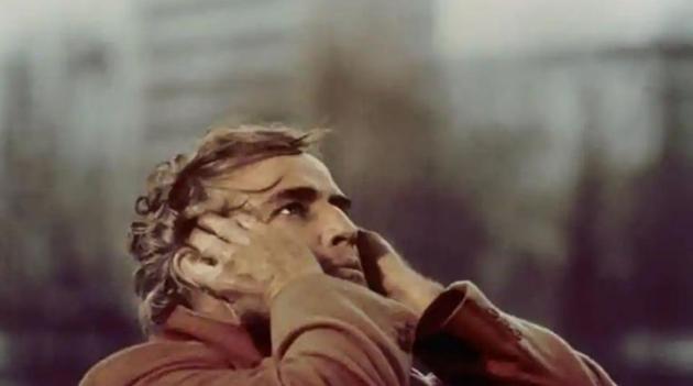 A screengrab from Last Tango In Paris, starring Marlon Brando as the male lead