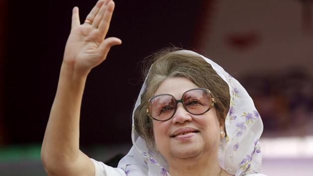 Bangladesh Nationalist Party (BNP) chairperson and former prime minister Begum Khaleda Zia is currently serving jail terms in two graft cases involving charities named after her slain husband Ziaur Rahman.(REUTERS File)
