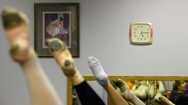 Girls attend a class at a ballet studio in Moscow. Russian ballet schools, she said, are considered the best in the world because of their adherence to tradition. (Mladen Antonov / AFP) Girls attend a class at a ballet studio in Moscow. Russian ballet schools, she said, are considered the best in the world because of their adherence to tradition. (Mladen Antonov / AFP)