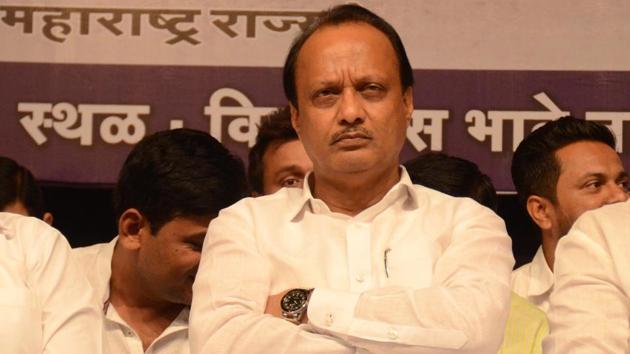 File photo of former Maharashtra deputy chief minister Ajit Pawar(HT File)