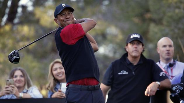 File image of Tiger Woods in action during a tournament.