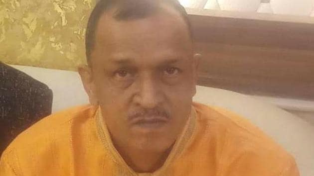 Prem Ballabh Kumar, a 55-year-old ACP rank official, jumped to his death from the Delhi Police HQs.(Photo Credit: ANI Twitter)