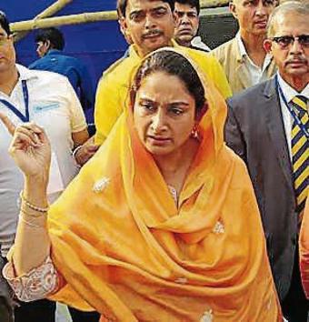 Union minister for food processing Harsimrat Kaur Badal(HT Photo)