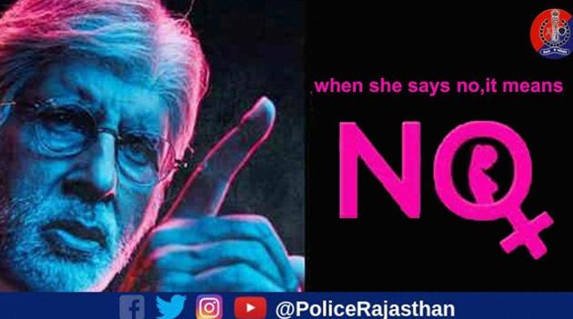 Taapsee Pannu has retweeted the post on Twitter. (Twitter/Rajasthan Police) Taapsee Pannu has retweeted the post on Twitter. (Twitter/Rajasthan Police)