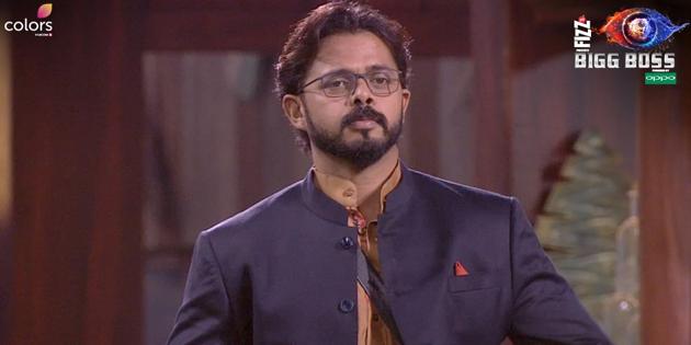 Sreesanth lost his cool again in the Bigg Boss house.(Twitter)