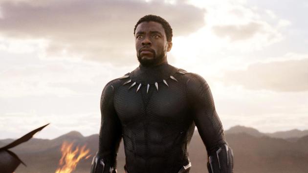 This image released by Disney and Marvel Studios' shows Chadwick Boseman in a scene from Black Panther.(AP)