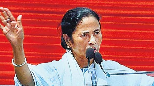 BJP general secretary Kailash Vijayvargiya today termed West Bengal chief minister Mamata Banerjee as a threat to national security who needed to be dislodged from power for India’s sake (File Photo)(PTI)