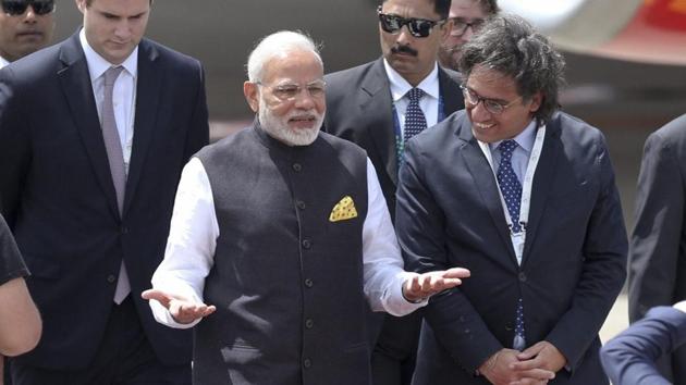 Prime Minister Narendra Modi will speak on his flagship programmes like Jan Dhan Yojana, Mudra scheme, Ayushman Bharat and soil health card at the G-20 Summit. (AP) Prime Minister Narendra Modi will speak on his flagship programmes like Jan Dhan Yojana, Mudra scheme, Ayushman Bharat and soil health card at the G-20 Summit. (AP)