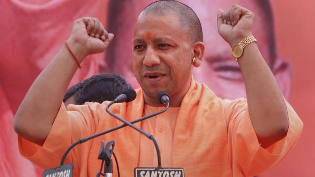 At an election meeting in Rajasthan, Yogi Adityanath had said Hanuman was a forest dweller, a Dalit and deprived.(PTI) At an election meeting in Rajasthan, Yogi Adityanath had said Hanuman was a forest dweller, a Dalit and deprived.(PTI)