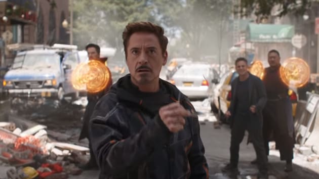 Robert Downey Jr in a still from Avengers Infinity War.