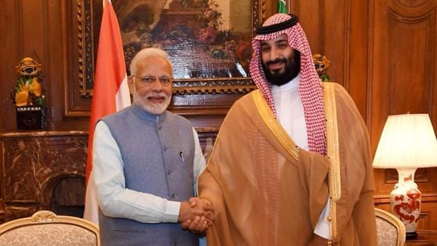 India expects Saudi Arabia to ramp up investments in several sectors including technology, farm and energy over the next couple of years, a senior Indian official said.(Narendra Modi/Twitter)