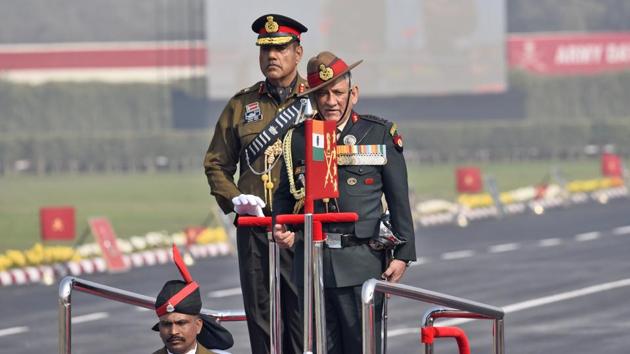 Army Chief General Bipin Rawat said in Pune that Pakistan needs to be a secular state to have better ties with India, reports ANI.The observation comes amid Pakistan expressing an inclination for greater engagement, most of which came in the wake of the two nations deciding to build a corridor for Sikh pilgrims from India. (Burhaan Kinu / HT Archive)