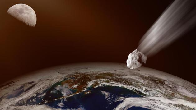 Asteroid flight at Earth photo for representation.(Getty Images/iStockphoto)