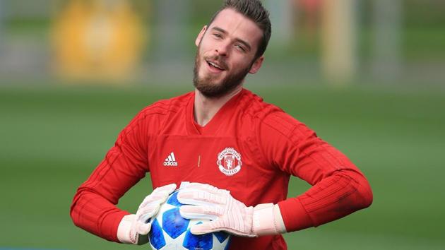 David de Gea joined Manchester United from Atletico Madrid.(AFP)