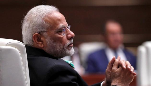 Narendra Modi advocated strengthening of the United Nations’ counter-terrorism network and urged the BRICS and G-20 nations to work unitedly towards that goal.(Reuters)