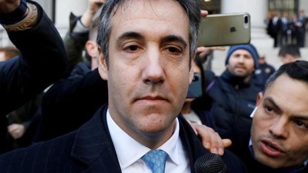 US President Donald Trump's former lawyer Michael Cohen exits Federal Court after entering a guilty plea in Manhattan, New York City on November 29, 2018.(REUTERS)