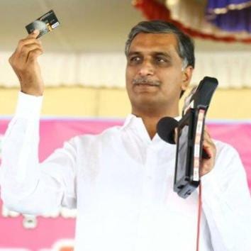 Irrigation minister T Harish Rao.(Twitter/@trsharish)