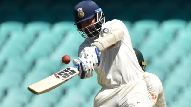 India's Murali Vijay (L) hits a shot on the fourth day of the tour match against Cricket Australia XI.(AFP) India's Murali Vijay (L) hits a shot on the fourth day of the tour match against Cricket Australia XI.(AFP)