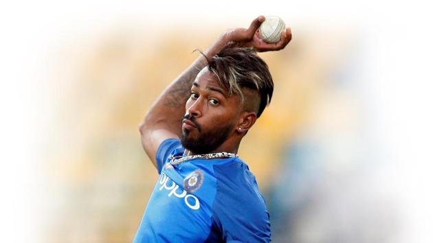 File image of India all-rounder Hardik Pandya in action during a training session. (REUTERS) File image of India all-rounder Hardik Pandya in action during a training session. (REUTERS)
