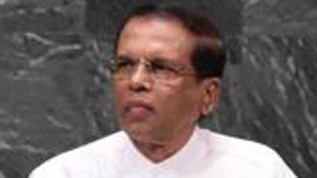 Sri Lankan President Maithripala Sirisena is considering dropping an attempt to dissolve parliament, sources close to the president said.(HT File Photo)