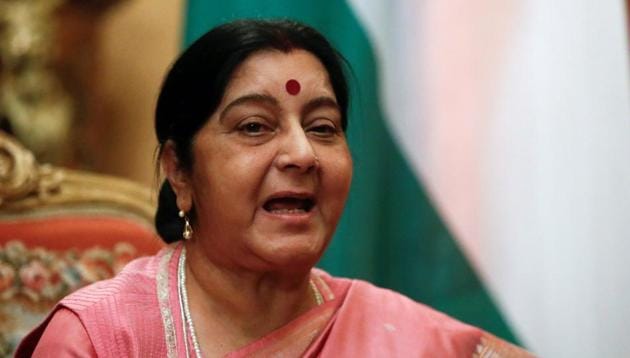 Indian Foreign Minister Sushma Swaraj (Reuters file photo)