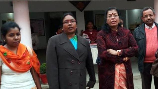 Jharkhand state commission for women(JSCW) chairperson Kalyani Sharan and other members of probe team gave clean chit to police in alleged child marriage under Rajnagar police station in Saraikela - Kharsawan(Manoj Kumar/ HT Photo)