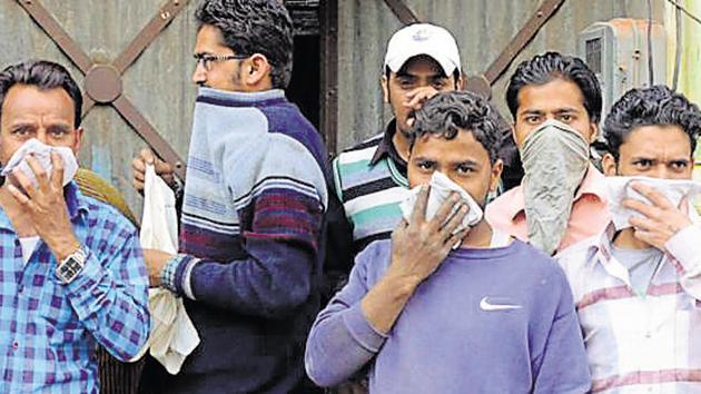 At least 60 people residing in the Khadki cantonment and commuters passing through the High Explosives Factory area complained of suffering from sudden vomiting, nausea, sore throat and headache due to a gas leakage of waste acid. (PHOTO FOR REPRESENTATION PURPOSE ONLY) At least 60 people residing in the Khadki cantonment and commuters passing through the High Explosives Factory area complained of suffering from sudden vomiting, nausea, sore throat and headache due to a gas leakage of waste acid. (PHOTO FOR REPRESENTATION PURPOSE ONLY)