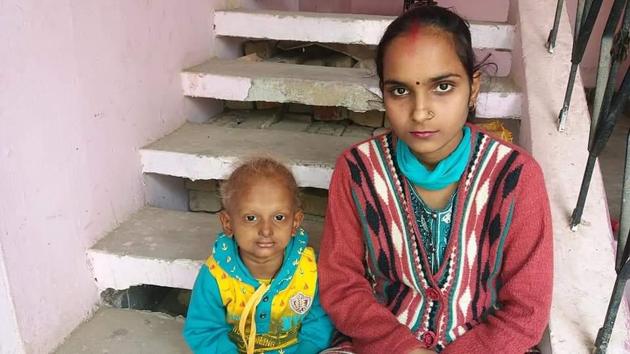 Sundaram with his mother Pooja Pandey. (HT Photo) Sundaram with his mother Pooja Pandey. (HT Photo)