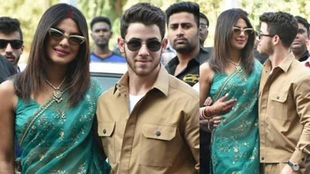 Priyanka Chopra and Nick Jonas's families arrive for their Delhi