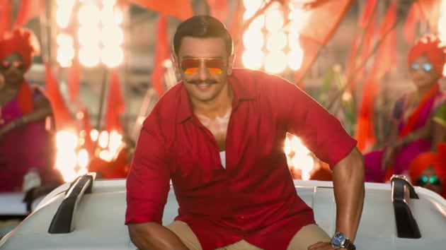 Ranveer Singh plays Sangram Bhalerao in Rohit Shetty’s Simmba.